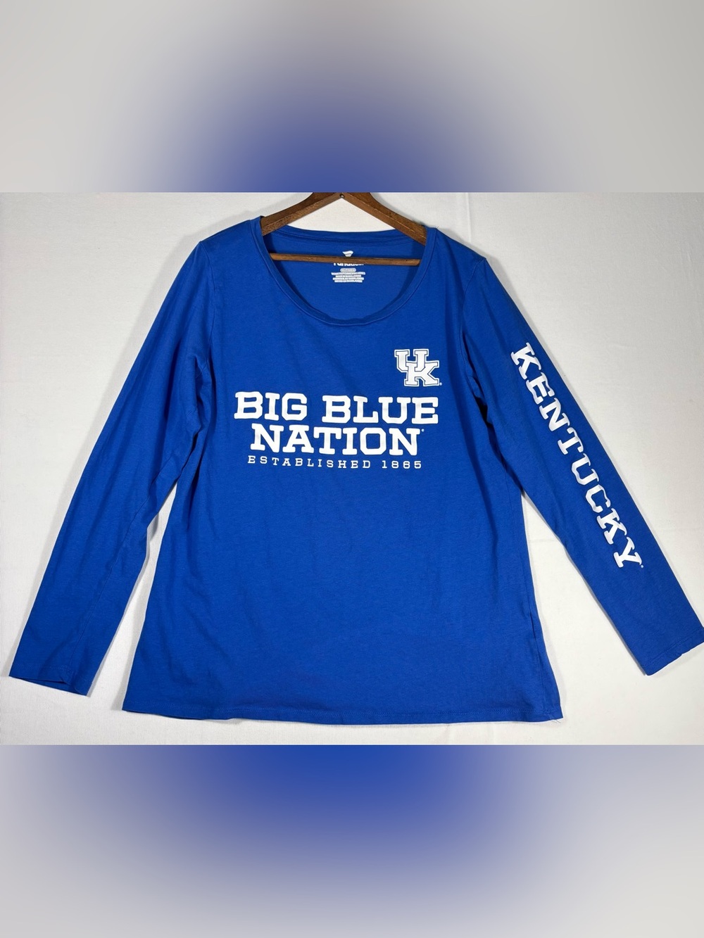 Fanatics Women’s XL Big Blue Nation Long Sleeve Tee Kentucky Wildcats